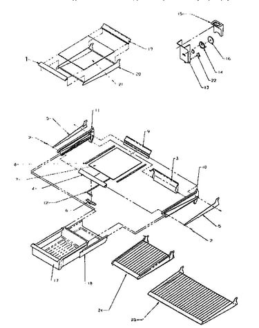 Cabinet shelving