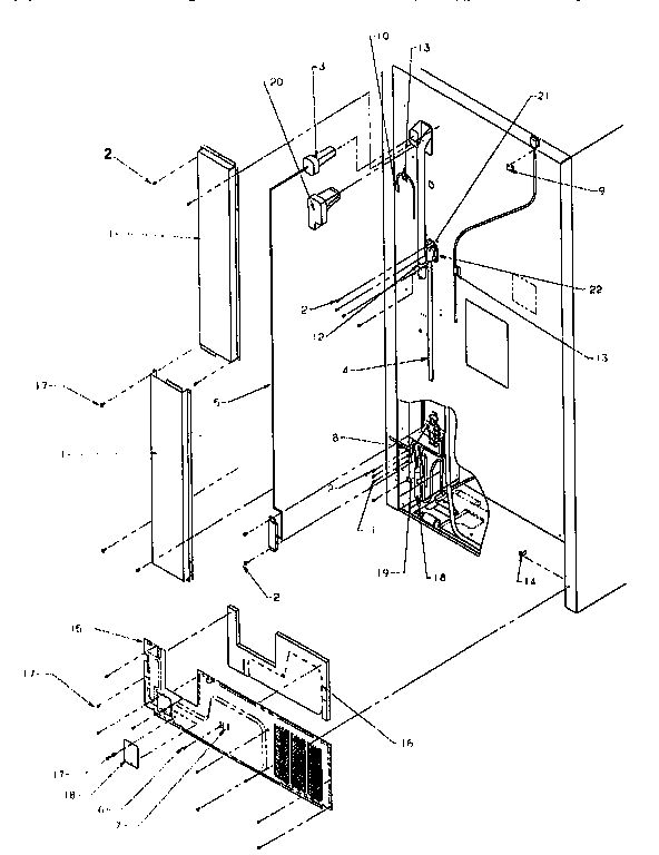 Cabinet back