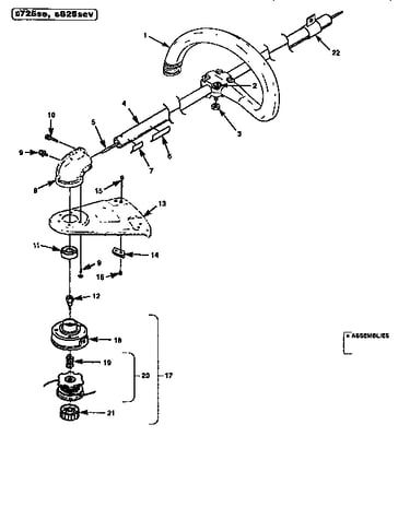 Drive shaft and cutter head assembly