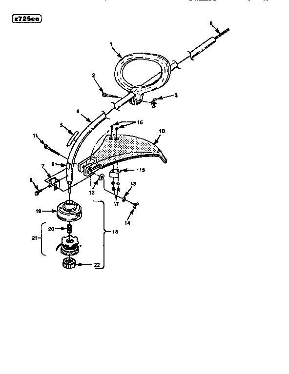 Drive shaft and cutter head assembly
