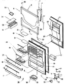 Refrigerator door