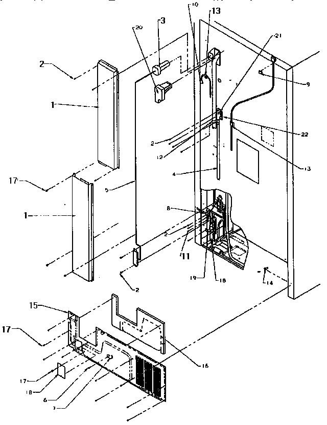 Cabinet back
