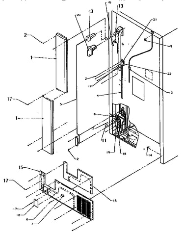Cabinet back
