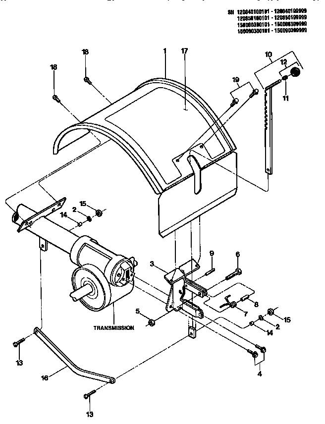 Hood and depth regulator
