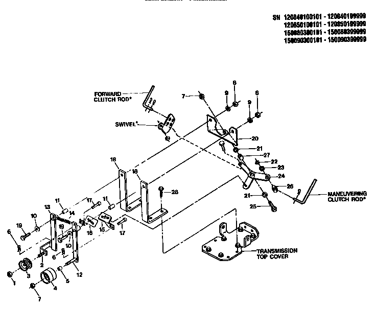 Forward/reverse idler assembly