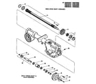 Troybilt 15009 input pinion shaft&gear assembly diagram