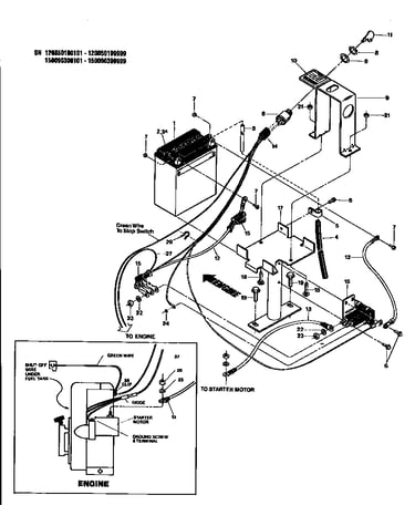 Electric start assembly