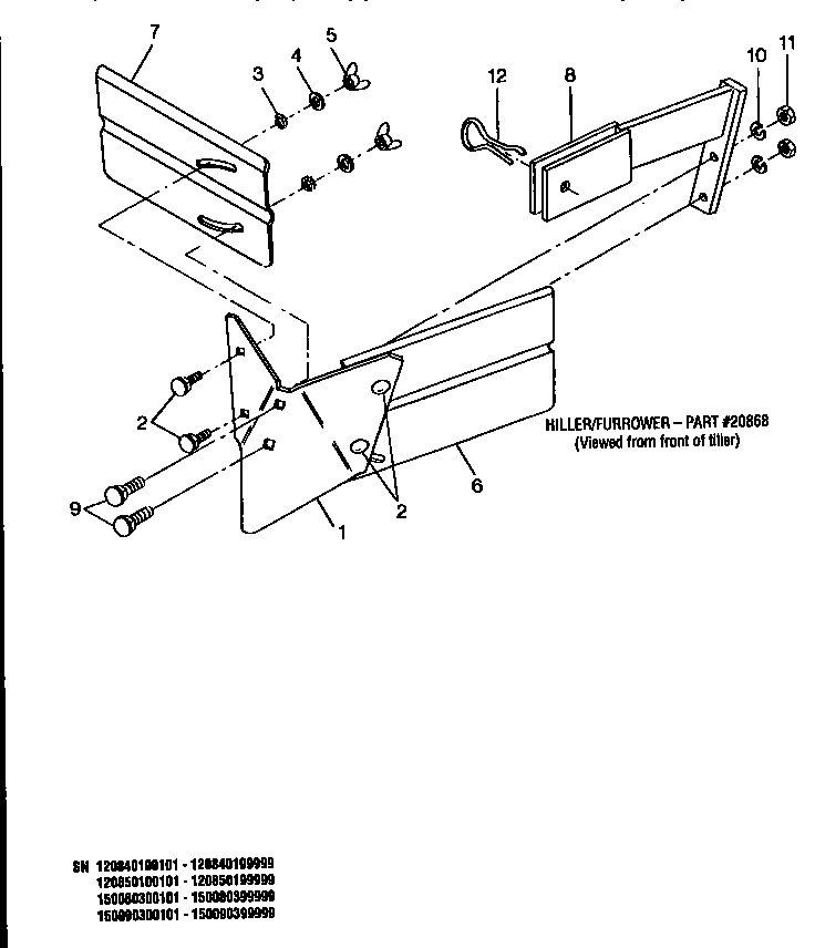 Hiller/furrower attachment