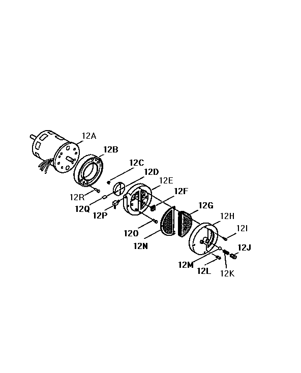 Motor and pump assembly