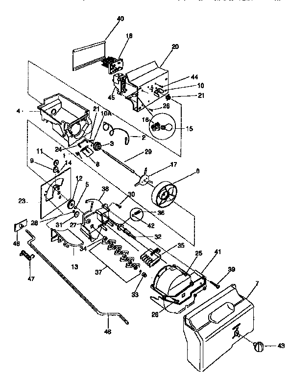 Container and drive