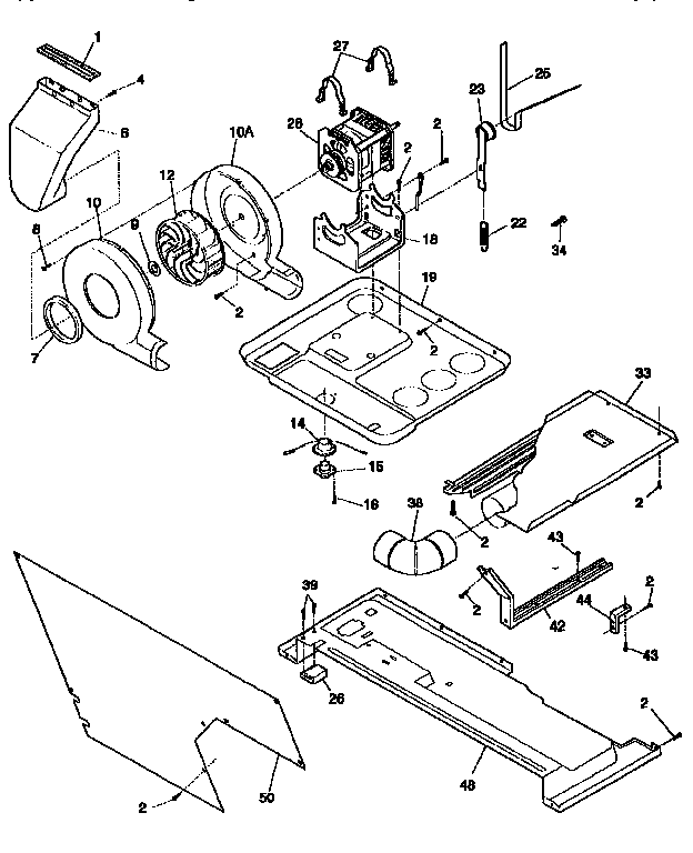 Blower and base