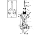 Kenmore 41799570110 gearcase/transmission diagram