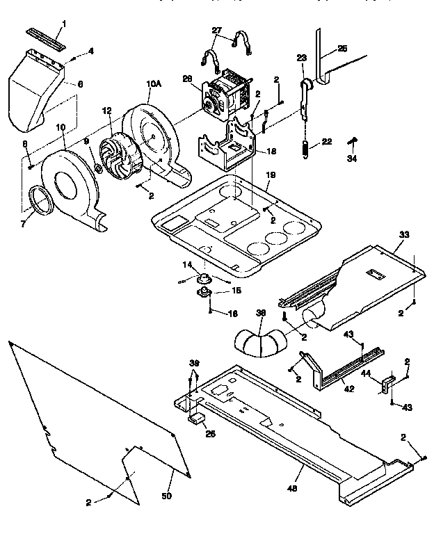 Blower and base