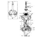 Kenmore 41799576810 gearcase/transmission diagram