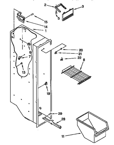 Freezer liner