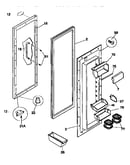 Refrigerator door
