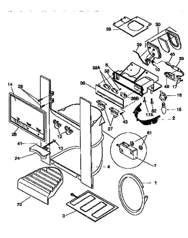 Ice and water dispenser