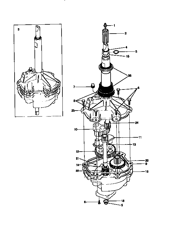 Gearcase/transmission