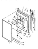 Refrigerator door