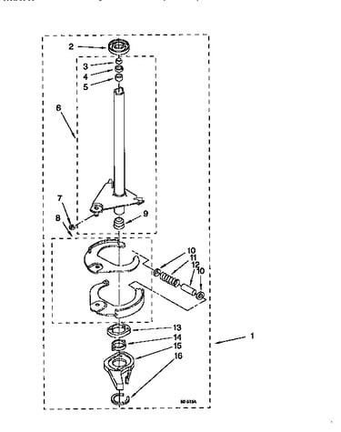 Brake and drive tube