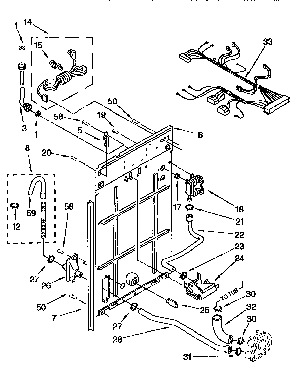 Rear panel