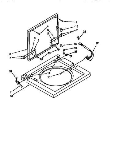 Washer top and lid