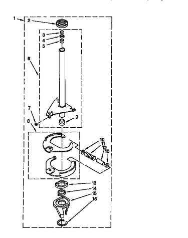 Brake and drive tube