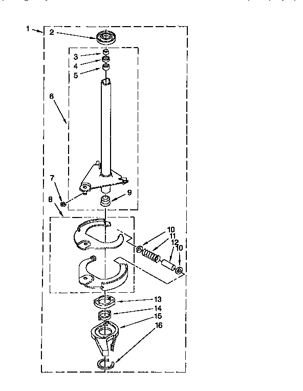 Brake and drive tube
