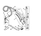 Kenmore 116262112690 hose and attachment diagram