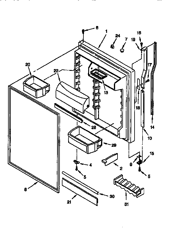 REFRIGERATOR DOOR