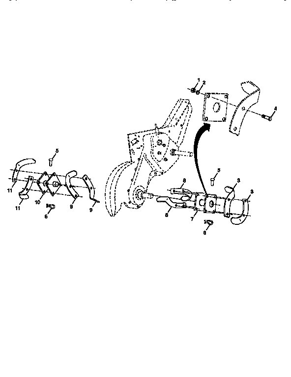 Tine assembly