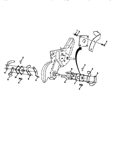 Tine assembly