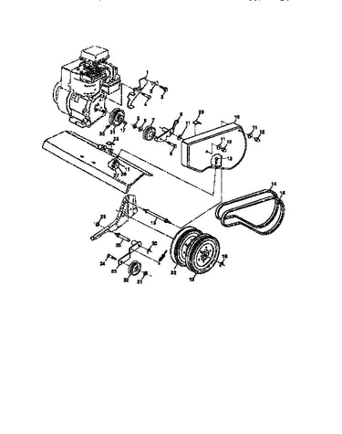 Belt guard and pulley assembly