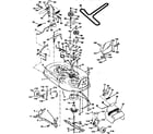 Craftsman 917256552 mower deck diagram