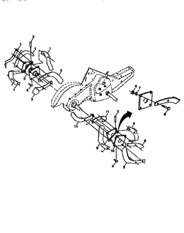 Tine assembly