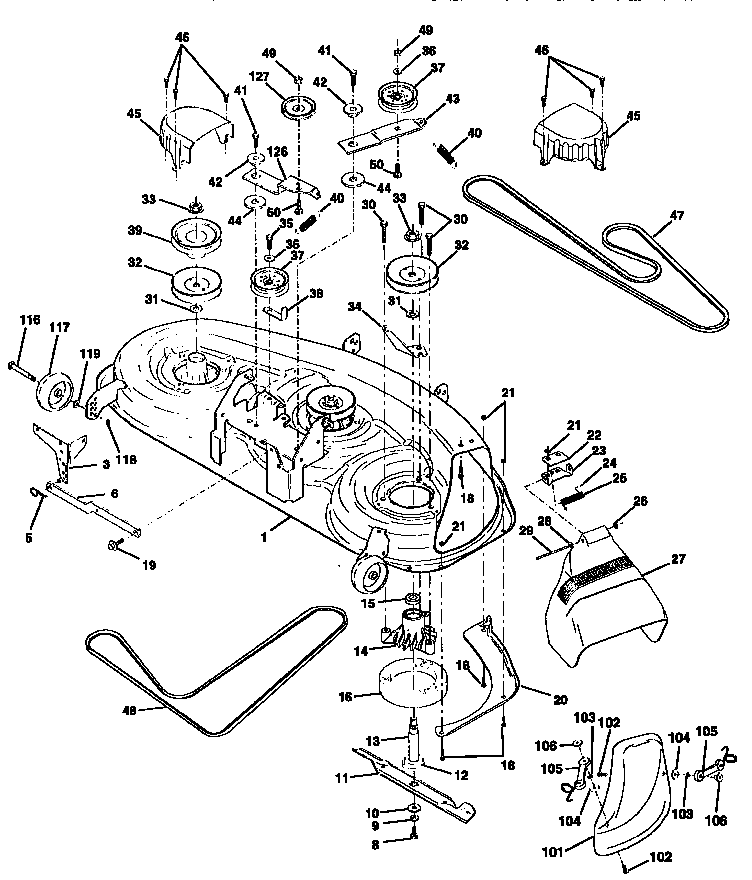 MOWER DECK