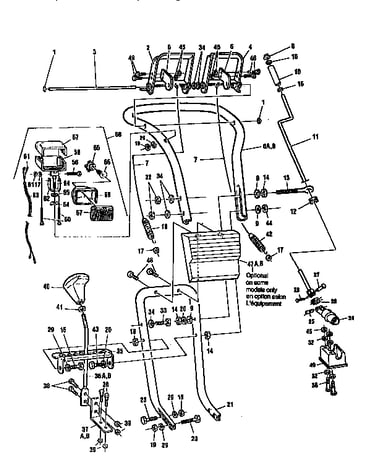 Upper handle assembly