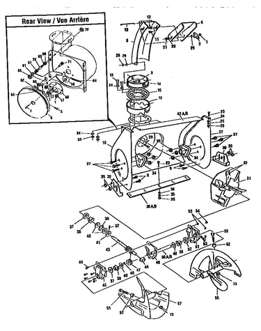 Auger housing assembly