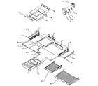 Amana THI18S3W-P1195401W cabinet shelving diagram