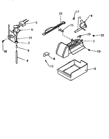 Add-on icemaker asm/ top mounts