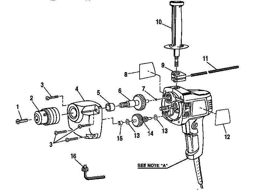 GEAR AND SPINDLE ASSEMBLY