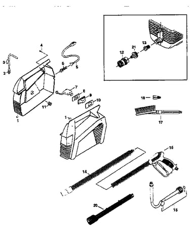 Carring case and spray gun