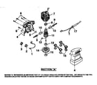 Craftsman 315116070 motor and housing assembly diagram