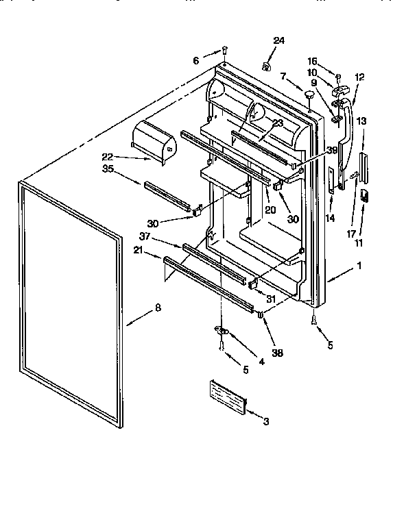 REFRIGERATOR DOOR