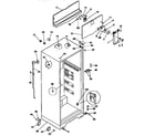Kenmore 2539366721 cabinet parts diagram