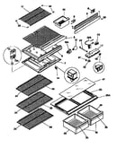Separator and shelves