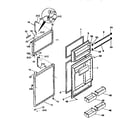 Kenmore 2539366781 doors diagram