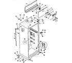 Kenmore 2539366781 cabinet parts diagram
