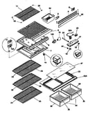 Separator and shelves