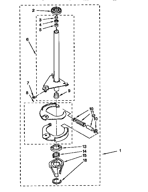 Brake and drive tube 388952